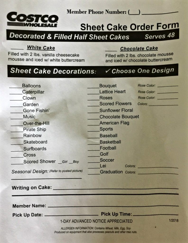 costco cake order form 2019
 How to Order a Cake from Costco - costco cake order form 2019