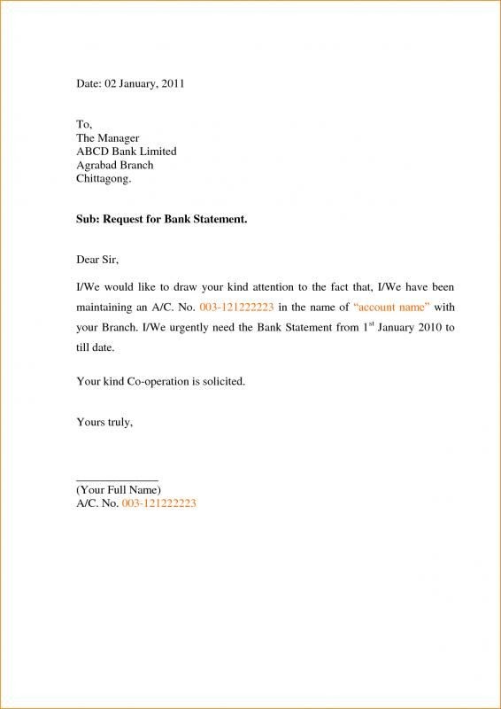 bank statement letter format
 Simple Resignation Letter Template - bank statement letter format