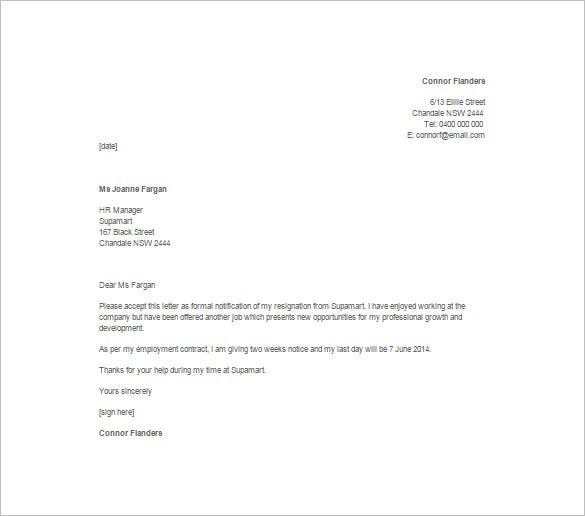 2 week resignation letter template
10+ Sample Two Week Notice Resignation Letter Templates .. 2 week resignation letter template
10+ Sample Two Week Notice Resignation Letter Templates ..