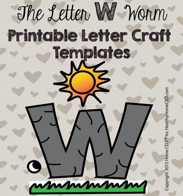 letter w craft template
 36 best PRESCHOOL - Letter Craft Templates images on ..