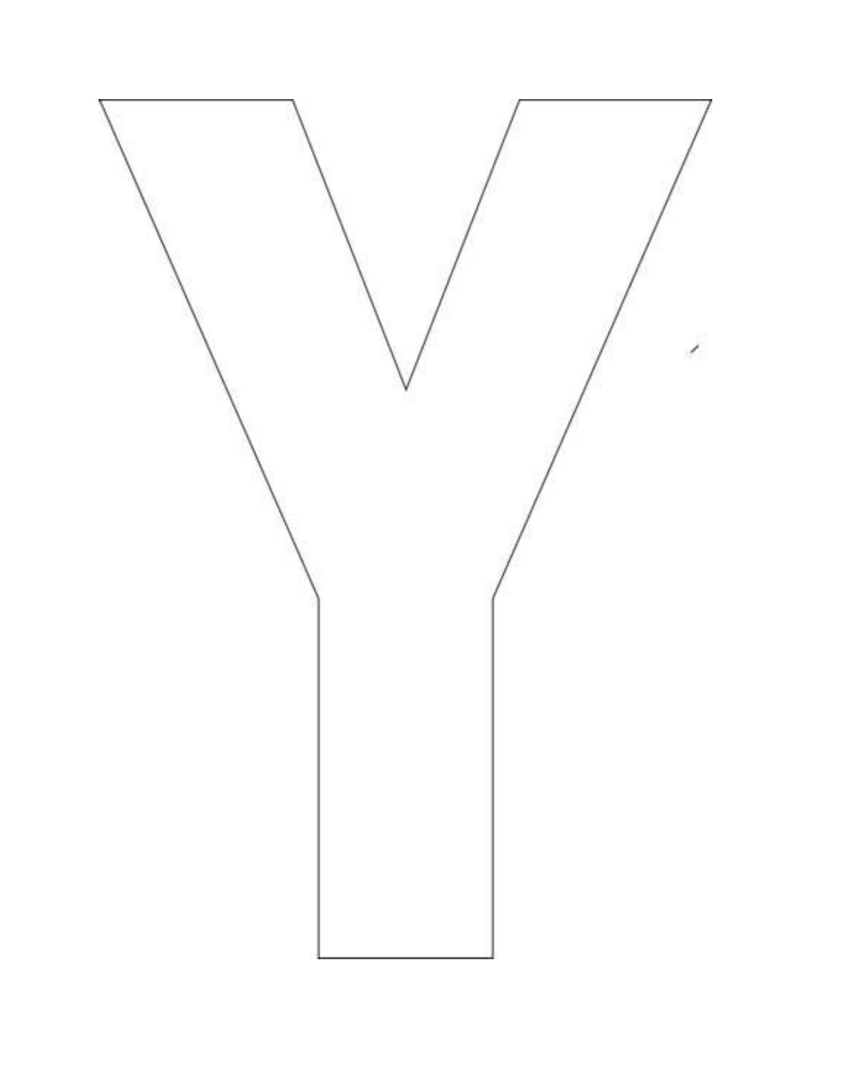 letter y template
 Best Photos of Letter Y Template - Printable Letter Y ..