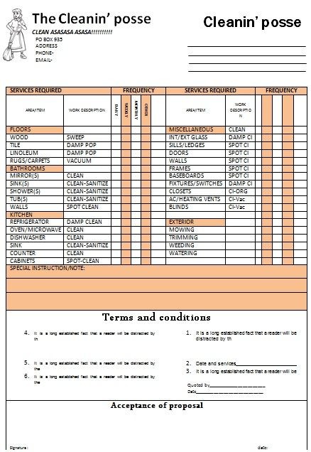 Construction job checklist template