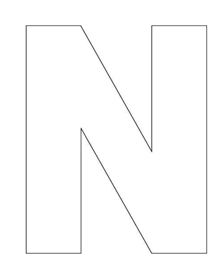 letter n template printable what you should wear to letter n template
