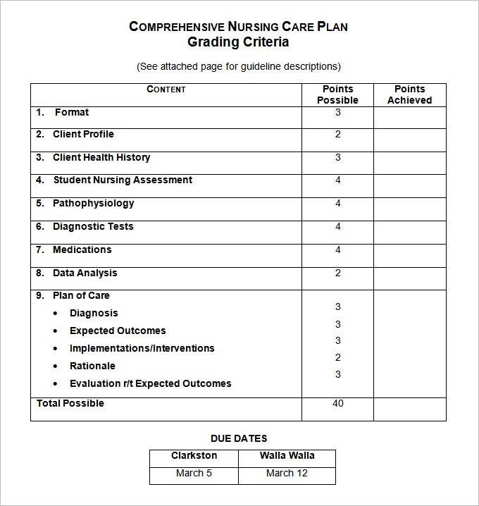 nursing care plan template
 SAMPLE CARE PLAN TEMPLATE PDF - nursing care plan template