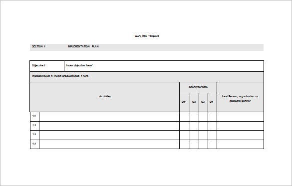 microsoft work plan template
 15+ Work Plan Templates - Free Sample, Example, Format ..