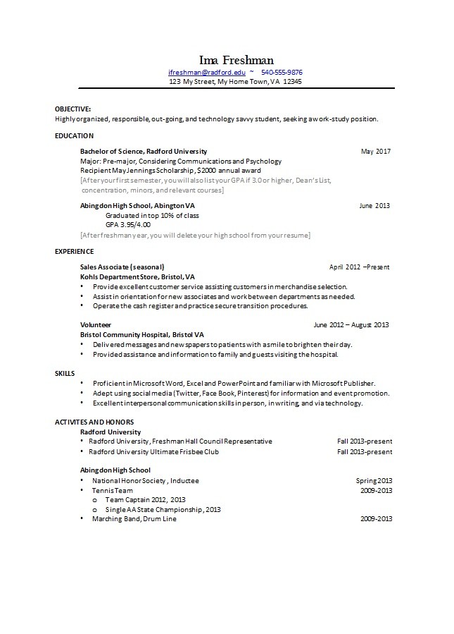 Resume Templates For A College Student 2 Reasons Why Resume Templates For A College Student Is ...