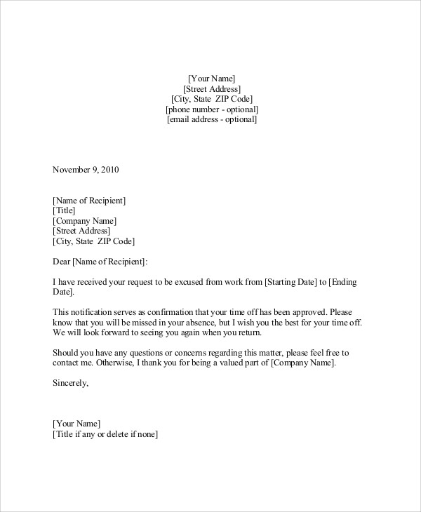 request for vacation letter sample
 FREE 9+ Sample Vacation Request Letter Templates in PDF ..