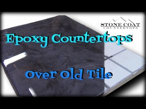 countertop epoxy over tile
 Epoxy Countertops over old tile - YouTube - countertop epoxy over tile