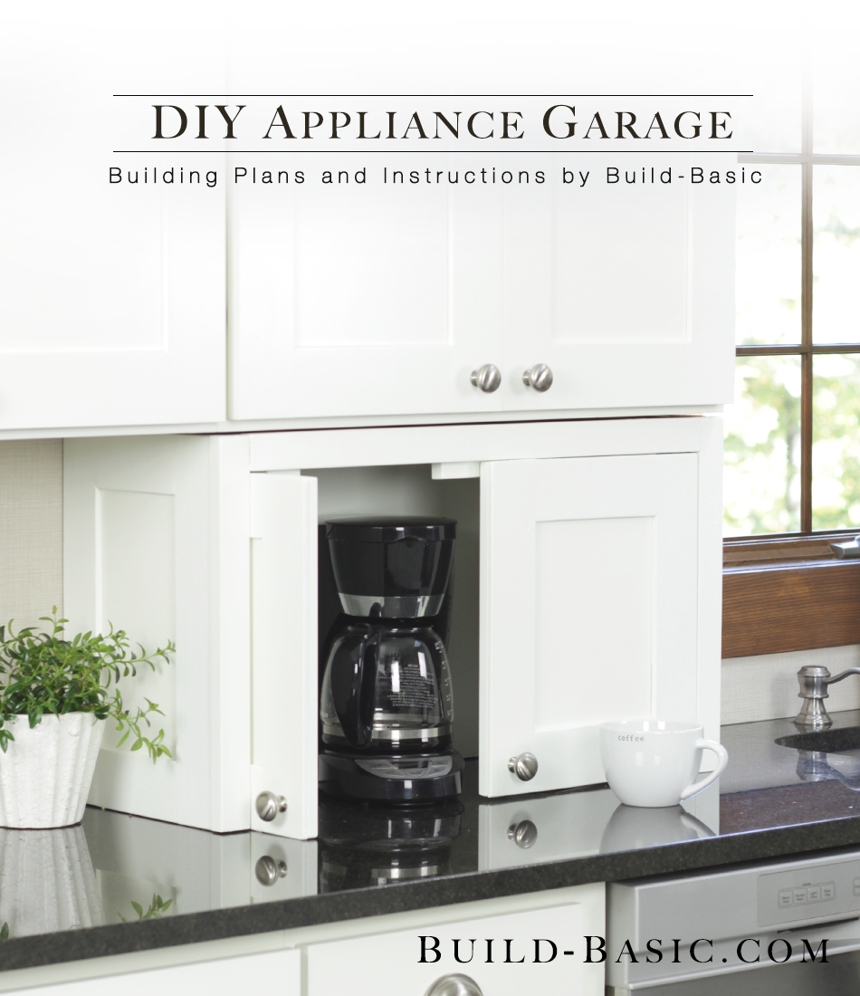 diy countertop appliance garage
 Build a DIY Appliance Garage ‹ Build Basic - diy countertop appliance garage