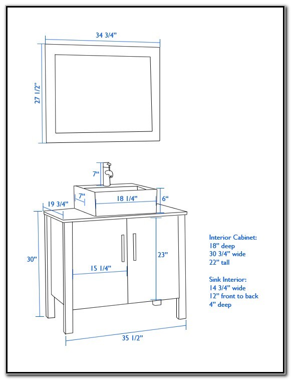 bathroom countertop height with vessel sink
 Vessel Sinks: A Complete Guide - Roomhints